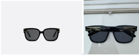 DiorSignature S7F Black Square Sunglasses