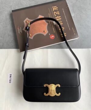 THE SHOULDER BAG CLAUDE BLACK 194143 CELINE