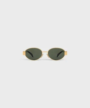 CELINE TRIOMPHE METAL 01 SUNGLASSES IN METAL