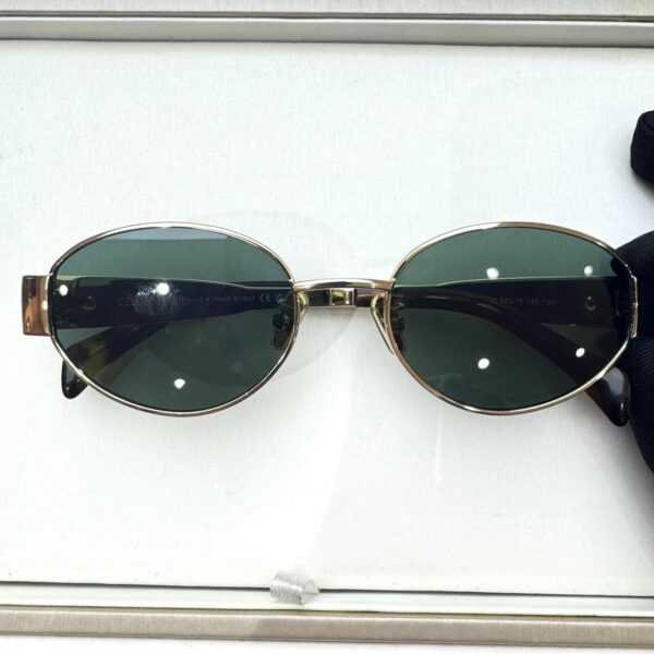 CELINE TRIOMPHE METAL 01 SUNGLASSES IN METAL