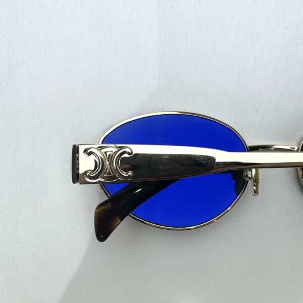 CELINE TRIOMPHE METAL 01 SUNGLASSES IN METAL