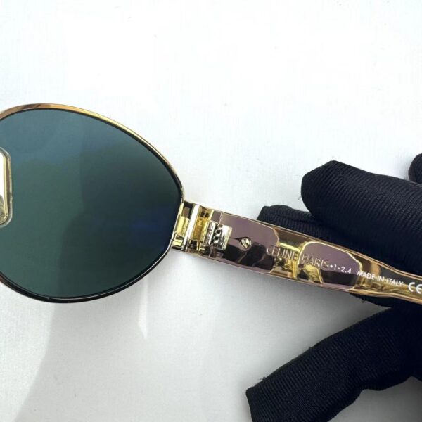 CELINE TRIOMPHE METAL 01 SUNGLASSES IN METAL